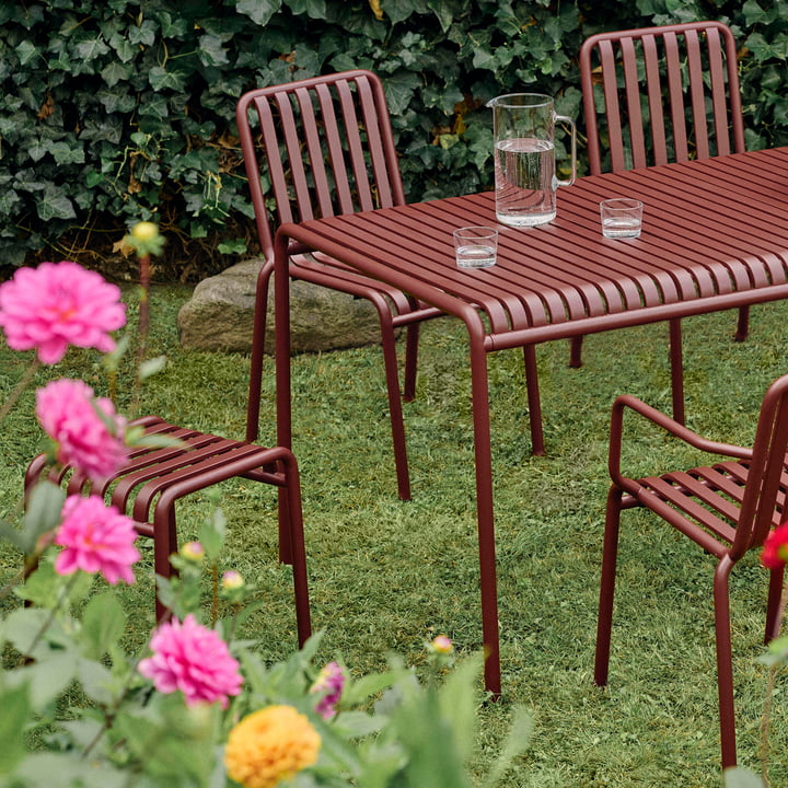 Hay - Palissade Stool, iron red