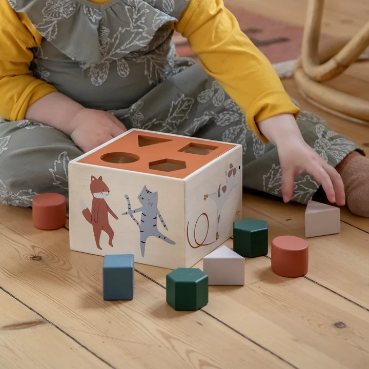 Sebra - Shape plug game, Toes / Builders