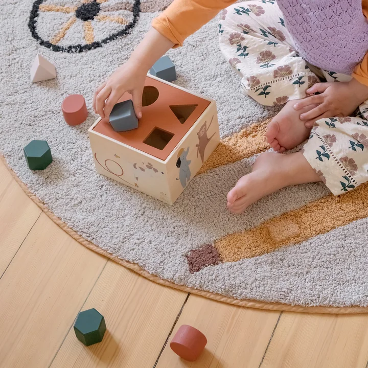 Sebra - Shape plug game, Toes / Builders