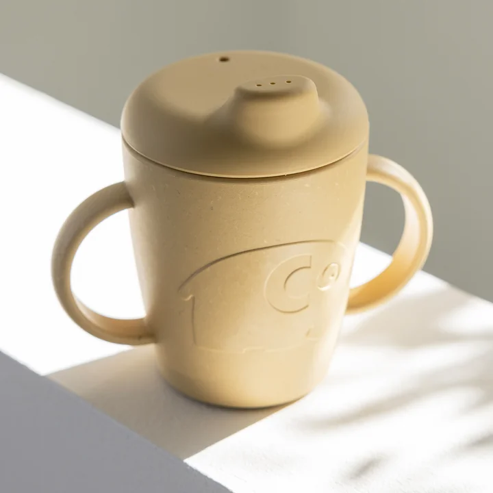 Silicone beak lid, wheat yellow from Sebra