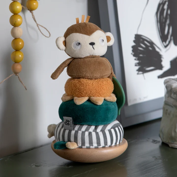 Stacking game Maci the monkey, multicolored from Sebra