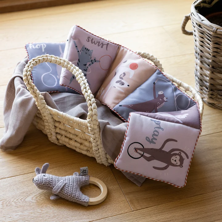 Fabric book, Teeny Toes from Sebra