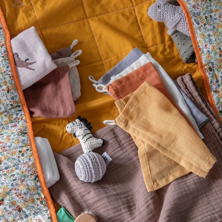 Sebra - Washcloth, Toes / Builders (set of 7)