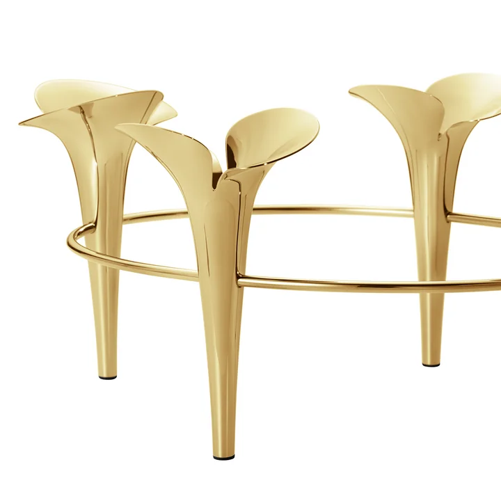 Bloom Botanica Candlestick, gold from Georg Jensen