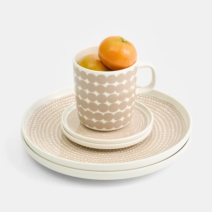 marimekko　CO-CREATED トレイ　marimekko Marimekko - Oiva Siirtolapuutarha plate Ø 25 cm | Connox