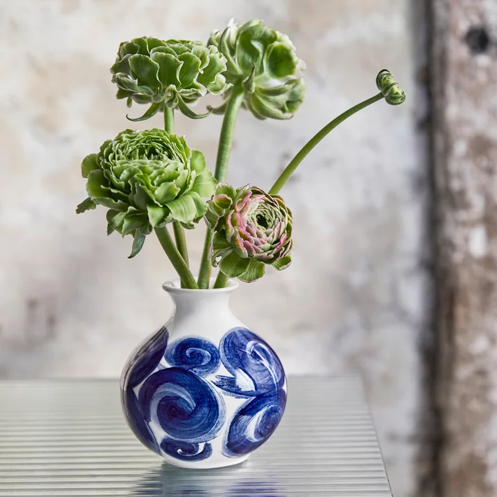 Tulle Vase from Kähler Design in color blue