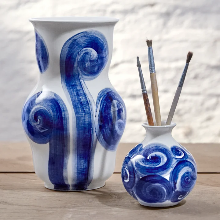 Tulle Vase from Kähler Design in color blue