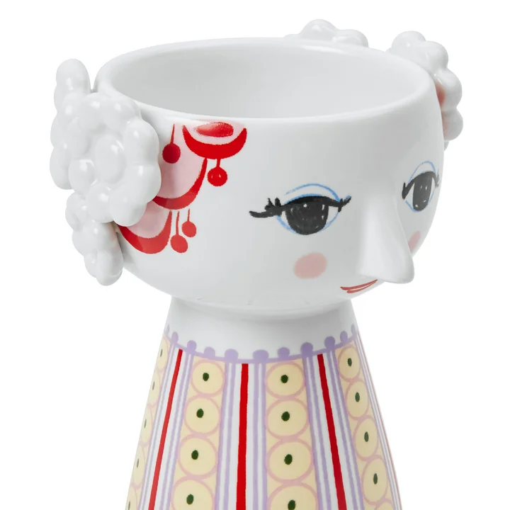 Bjørn Wiinblad - Eva Candlestick H 9. 5 x Ø 8 cm, lavender blue