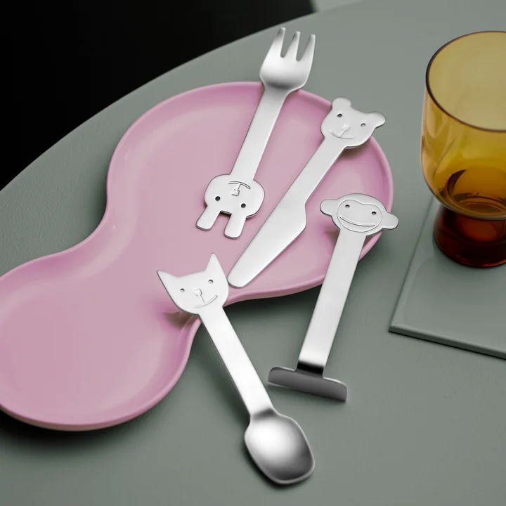 Animal Children's cutlery from Gense (4 pcs.)