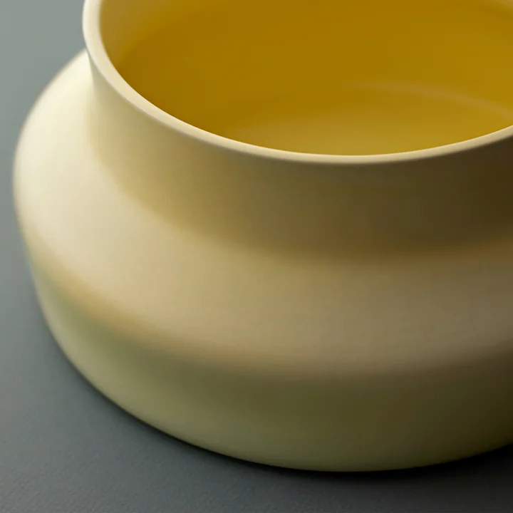 Gense - Dorotea ceramic vase, 25 x 12 cm, mellow yellow