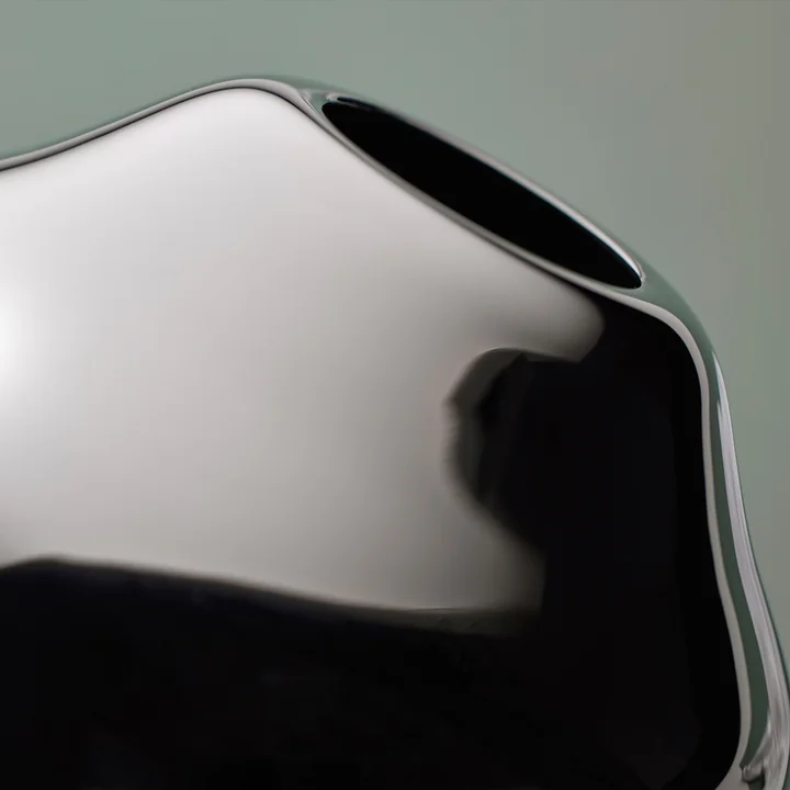 Gense - Dorotea Vase, 9 x 10 cm, shiny steel