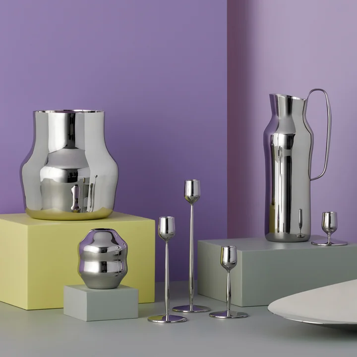 Gense - Dorotea Vase, shiny steel