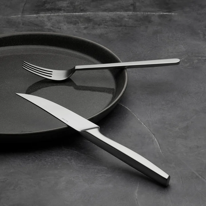 Gense - Norm Steak knife, matte steel (set of 4)