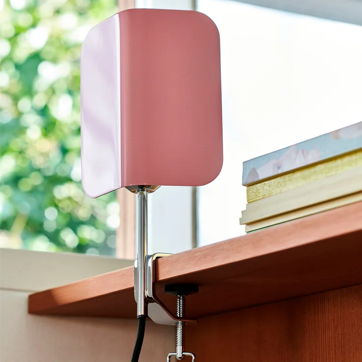 Apex Clamp lamp, luis pink from HAY