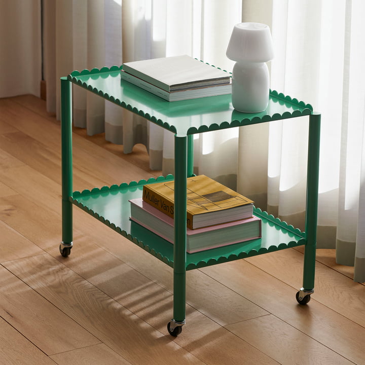 Arcs Trolley low, jade green from HAY