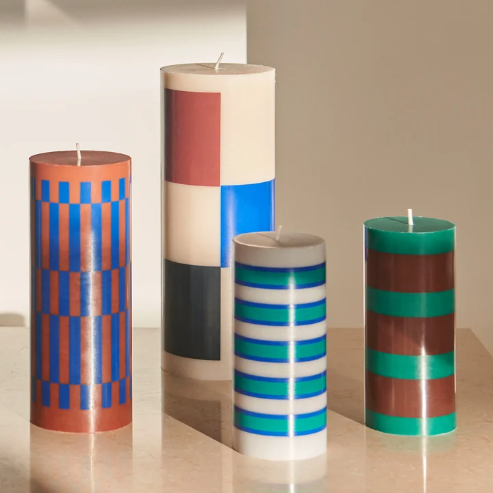 stylish statement candles in contemporary aesthetics