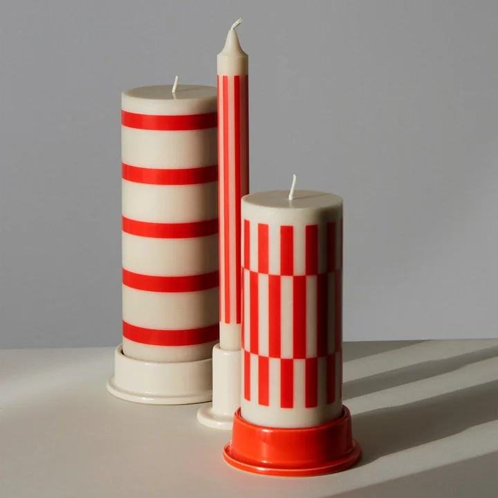 Column Candlestick from HAY in the version S, warm red
