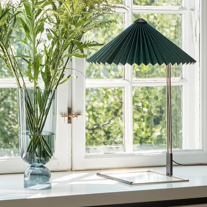 Matin LED table lamp, green from HAY