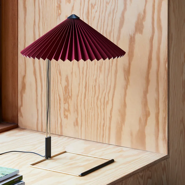 Matin LED table lamp, oxide red from HAY