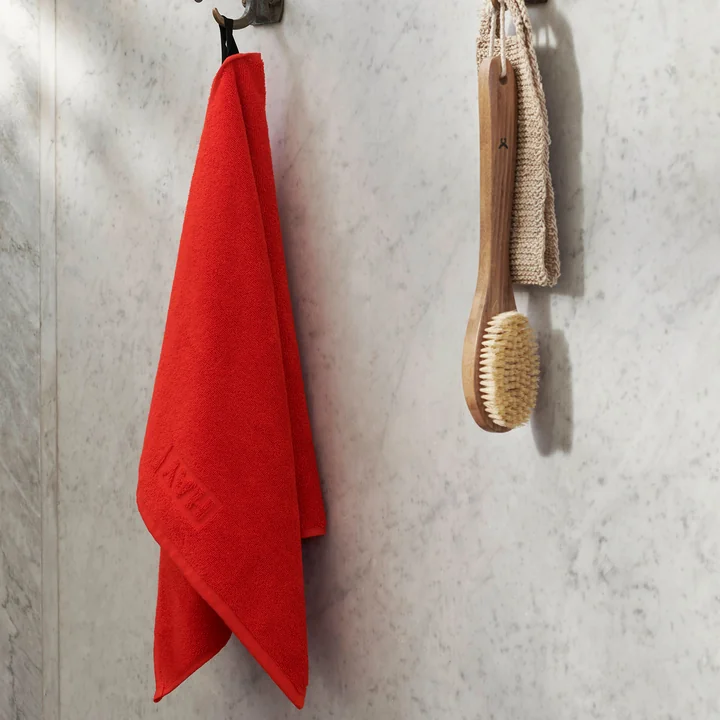 Mono Towel, 50 x 100 cm, poppy red from HAY