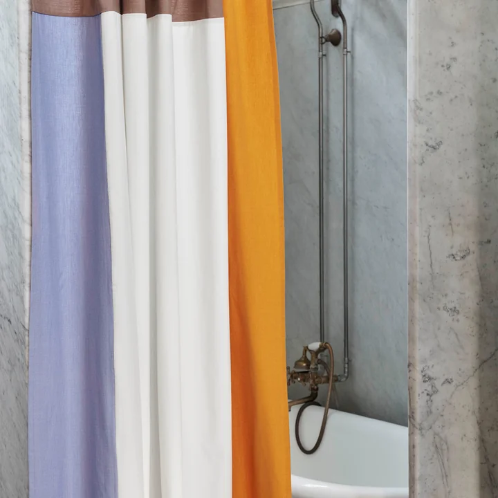 Pivot Shower curtain, 200 x 180 cm, cream from HAY
