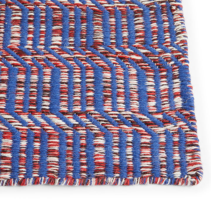 Radio Carpet, 80 x 50 cm, red / blue from HAY