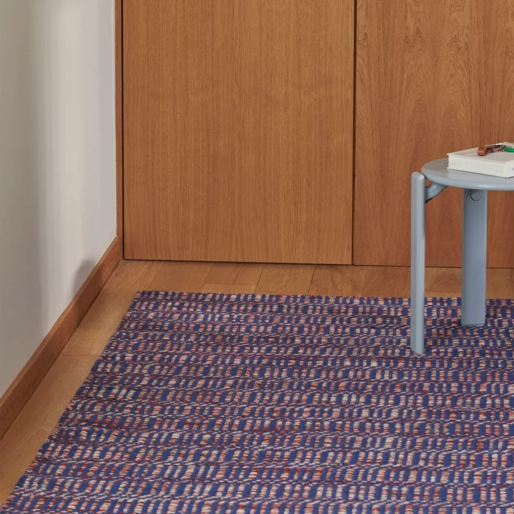 Radio Carpet, 80 x 50 cm, red / blue from HAY