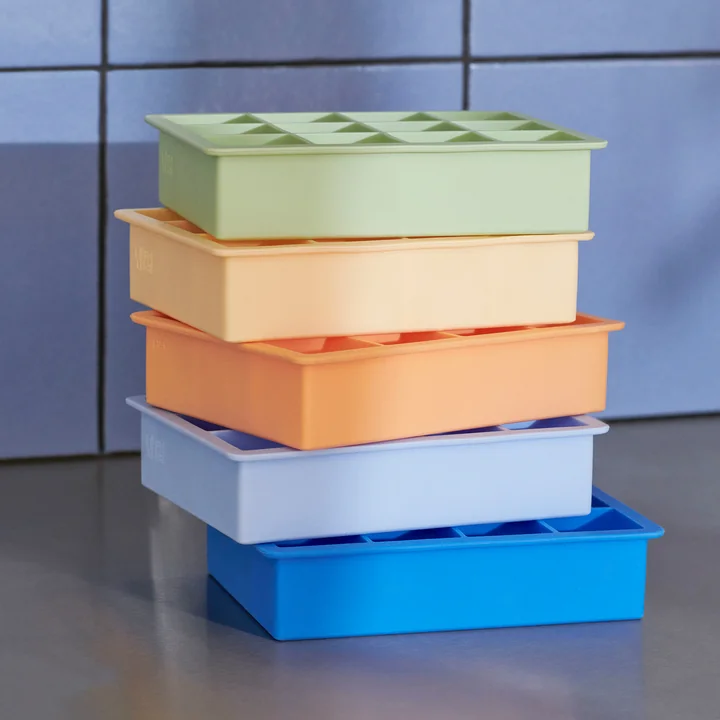 Silicone ice cube maker rectangular XL from HAY