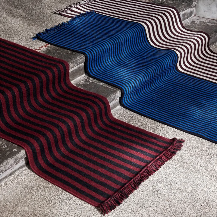 Stripes and Stripes Wool HAY carpet