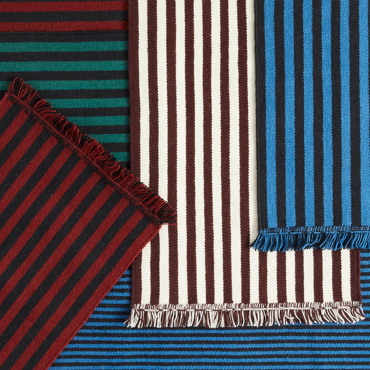 Stripes and Stripes Wool Hay carpet