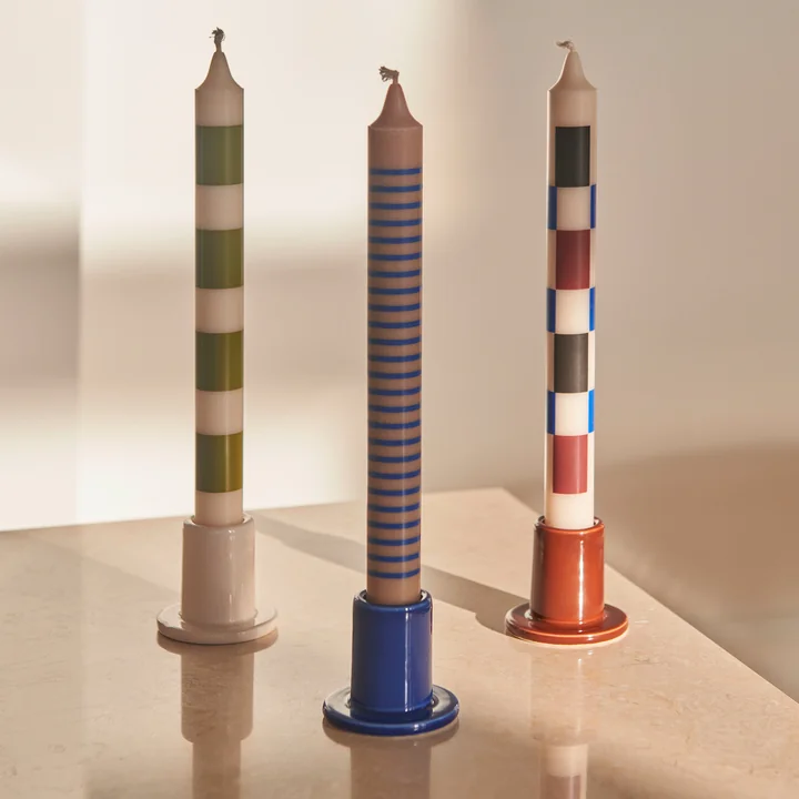 Tube candle holder S from HAY