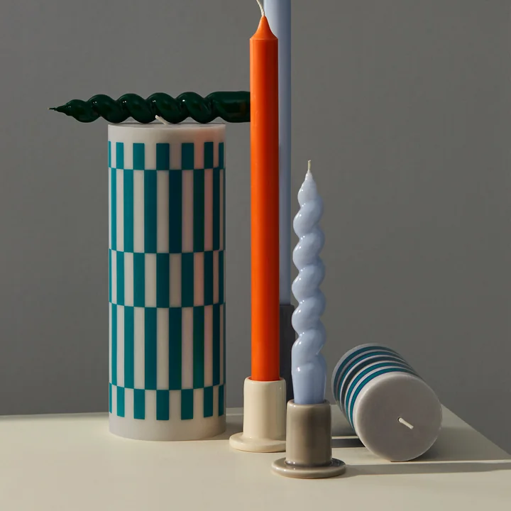 Spiral HAY stick candles