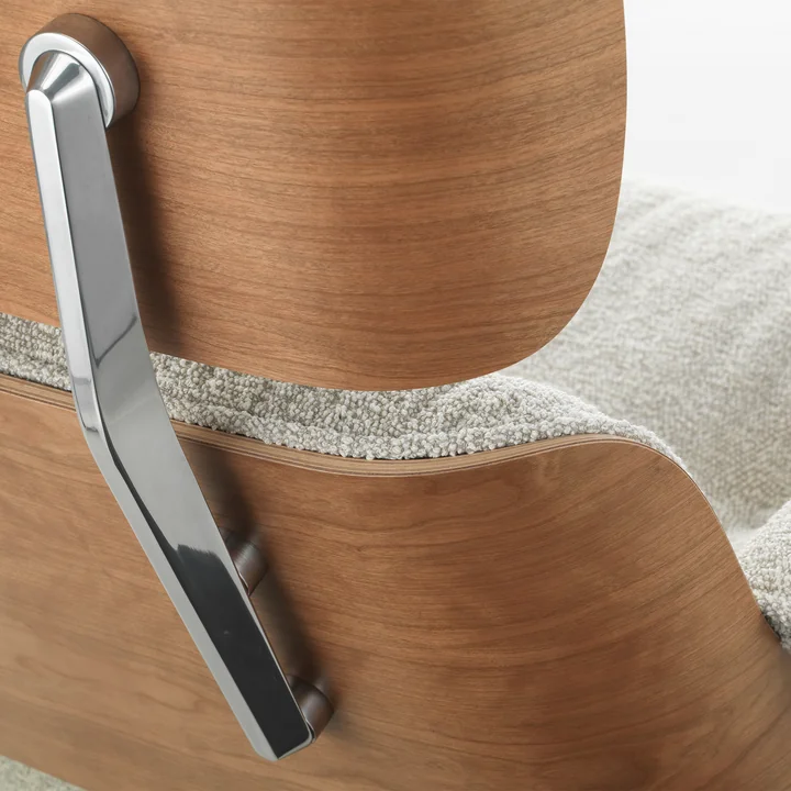 Vitra - Lounge Chair , polished, cherry, nubia, cream / sand