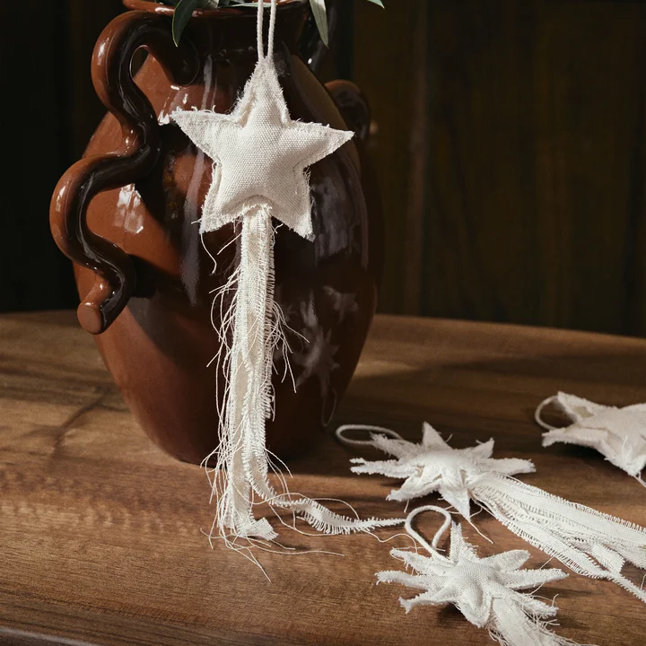 Vela Star ornaments from Ferm Living