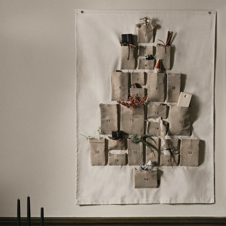 Pine Advent calendar from Ferm Living