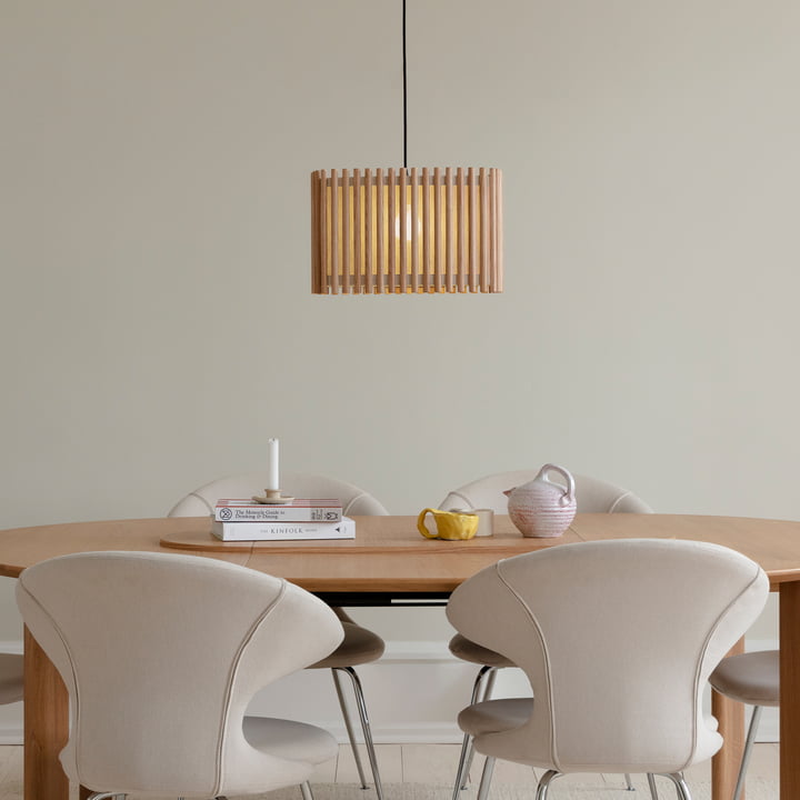 Komorebi Lampshade from Umage in the natural oak version