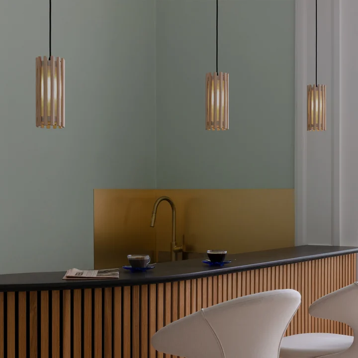 Komorebi Lampshade from Umage in the natural oak version