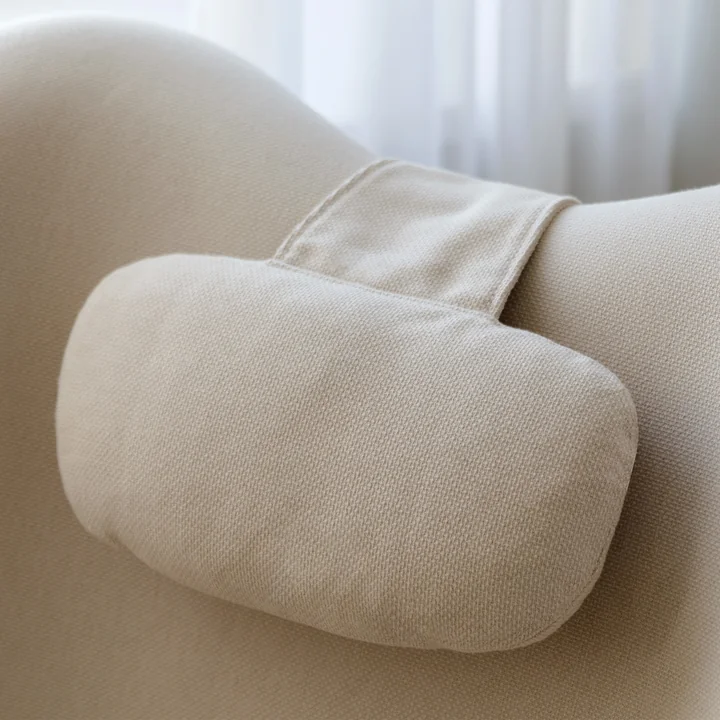 Neck Rest Cushion from Umage in the finish white sands