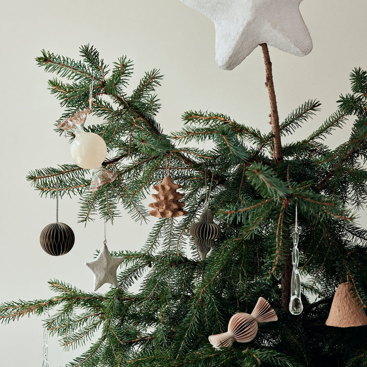 Christmas Pulp Decorative pendant from Broste Copenhagen