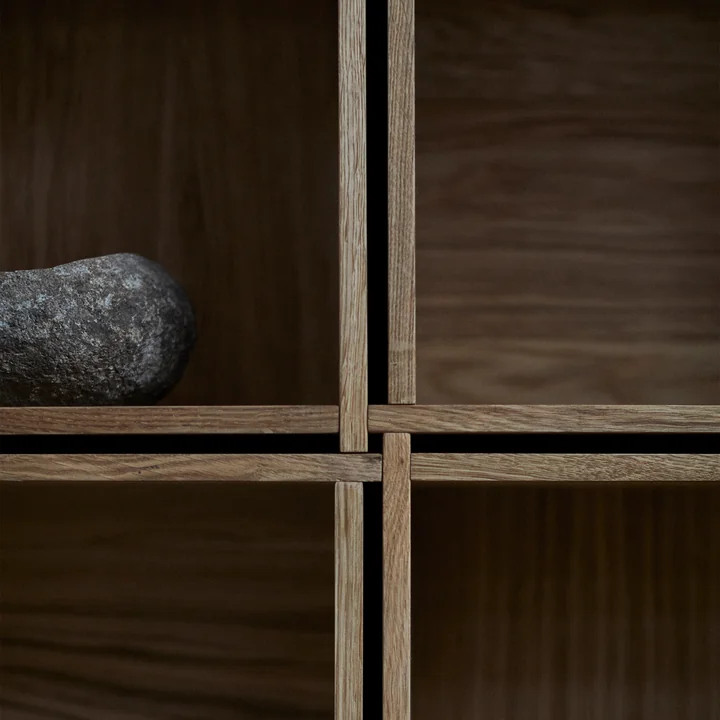 Muubs - Blocks Bookcase, smoked oak