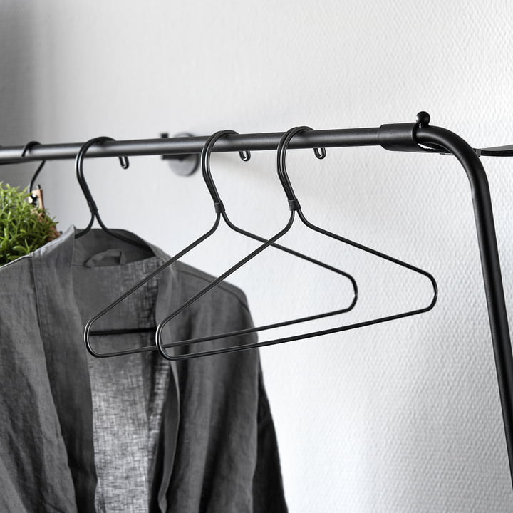 Muubs - Copenhagen Wall coat rack, black