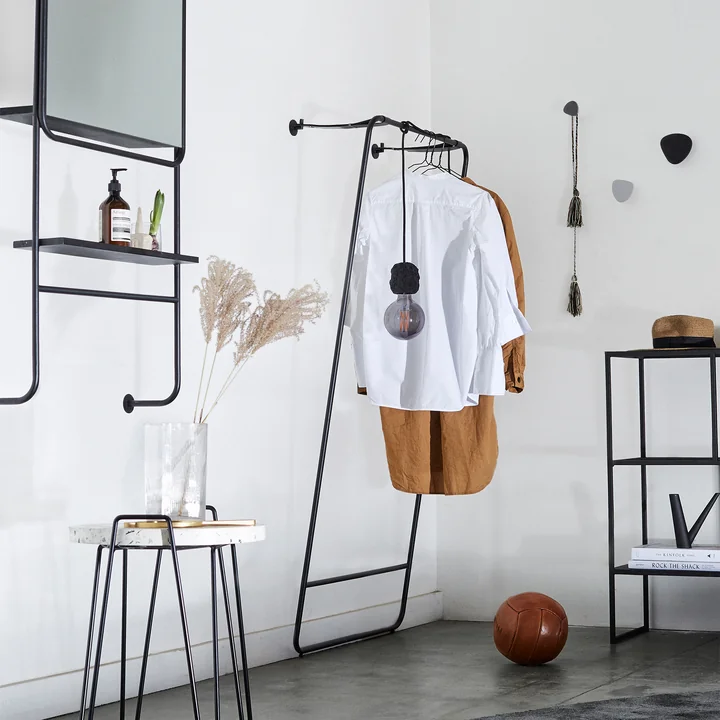 Muubs - Copenhagen Wall coat rack, black