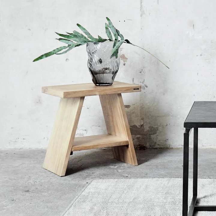 Muubs - Mud Vase, smoked, Terra stool