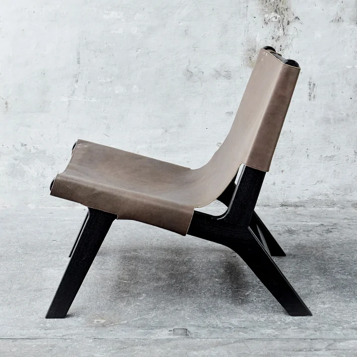 Muubs - Philosophy Lounge chair, brown / black