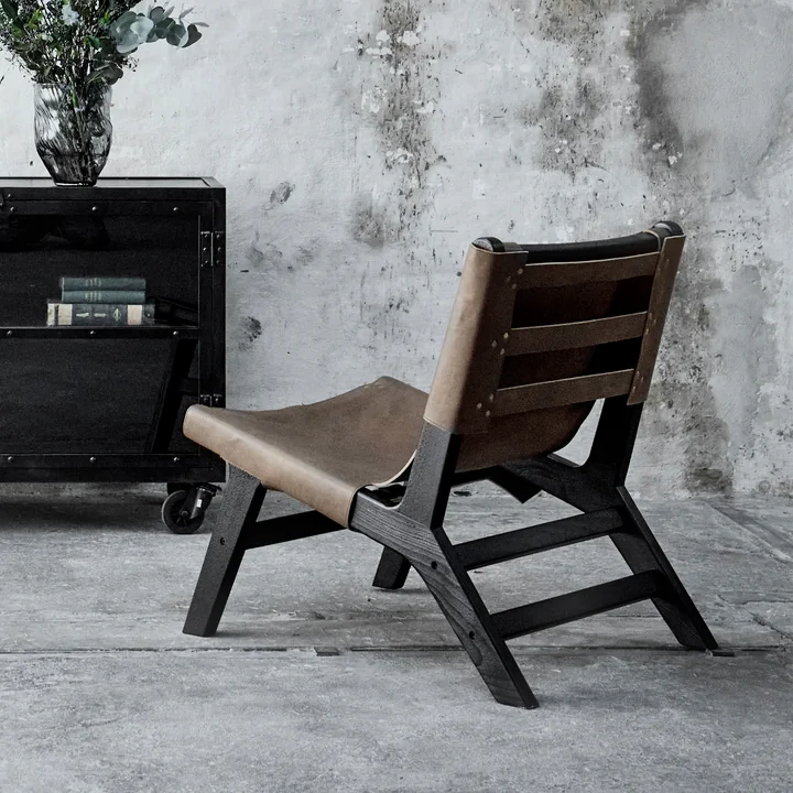 Muubs - Philosophy Lounge chair, brown / black