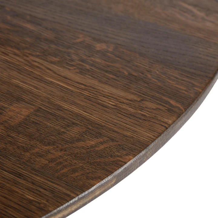 Muubs - Space Coffee table Ø 90 cm, smoked oak