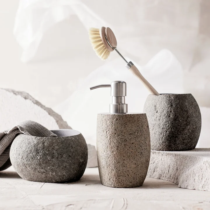 Muubs - Valley Soap dispenser, gray / nature