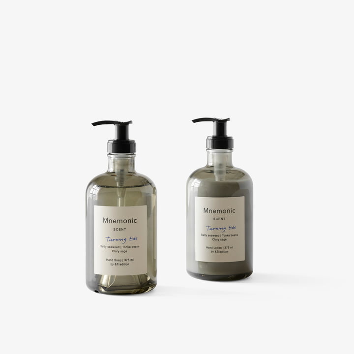 Mnemonic MNC1, MNC2 hand lotion & hand soap, 375 ml from & Tradition