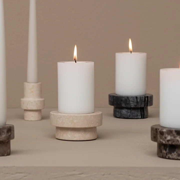 Marble Candlestick from Mette Ditmer