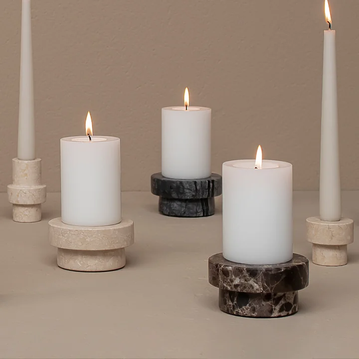 Marble Candlestick from Mette Ditmer